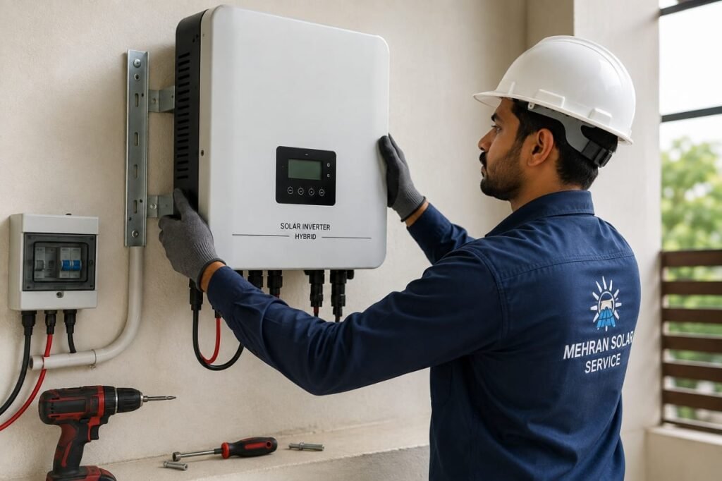 Solar Inverter Mounting and Demounting Service in Hyderabad Sindh